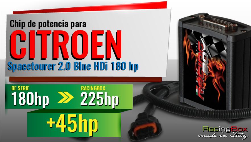 Chip de potencia Citroen Spacetourer 2.0 Blue HDi 180 hp aumento de potencia