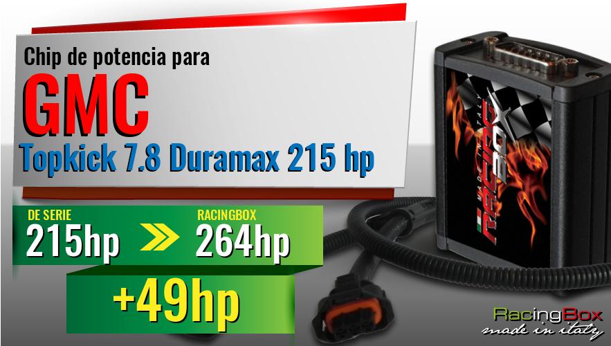 Chip de potencia GMC Topkick 7.8 Duramax 215 hp aumento de potencia