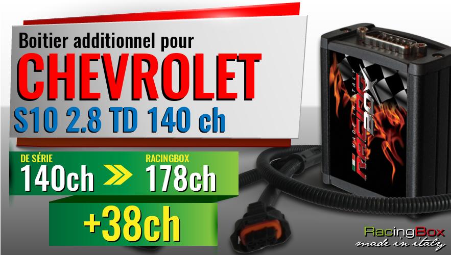 Boitier additionnel Chevrolet S10 2.8 TD 140 ch augmentation de puissance