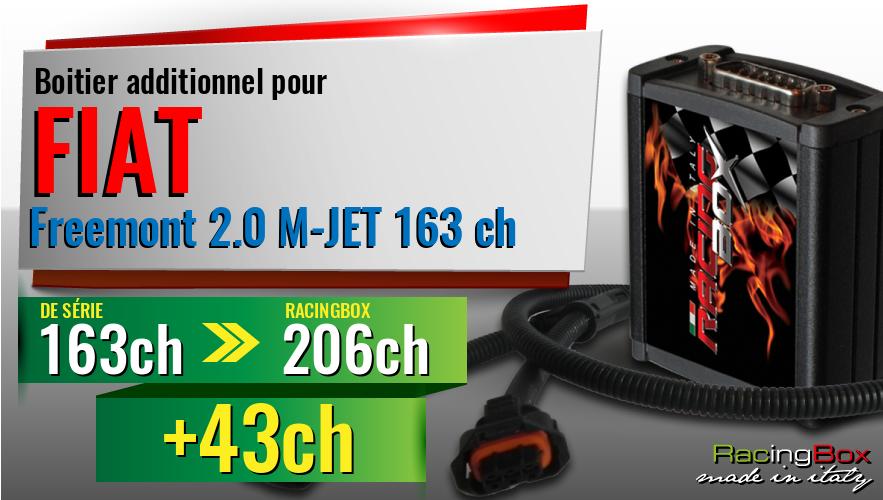 Boitier additionnel Fiat Freemont 2.0 M-JET 163 ch augmentation de puissance