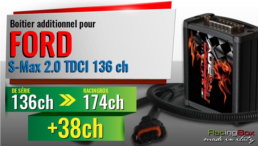 Boitier additionnel Ford S-Max 2.0 TDCI 136 ch augmentation de puissance