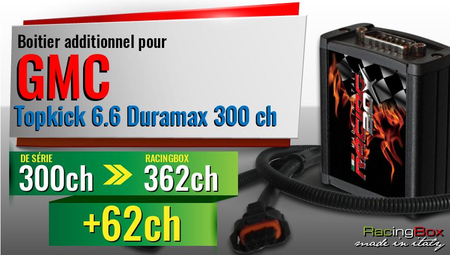 Boitier additionnel GMC Topkick 6.6 Duramax 300 ch augmentation de puissance