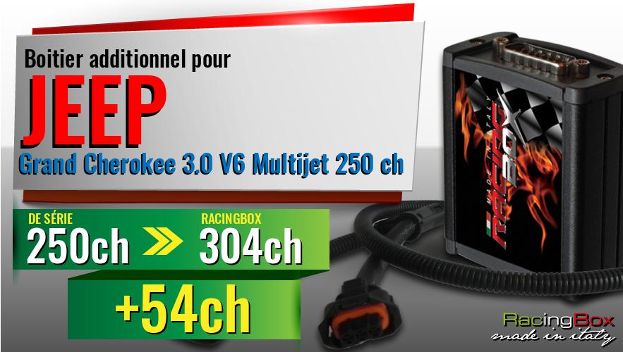 Boitier additionnel Jeep Grand Cherokee 3.0 V6 Multijet 250 ch augmentation de puissance