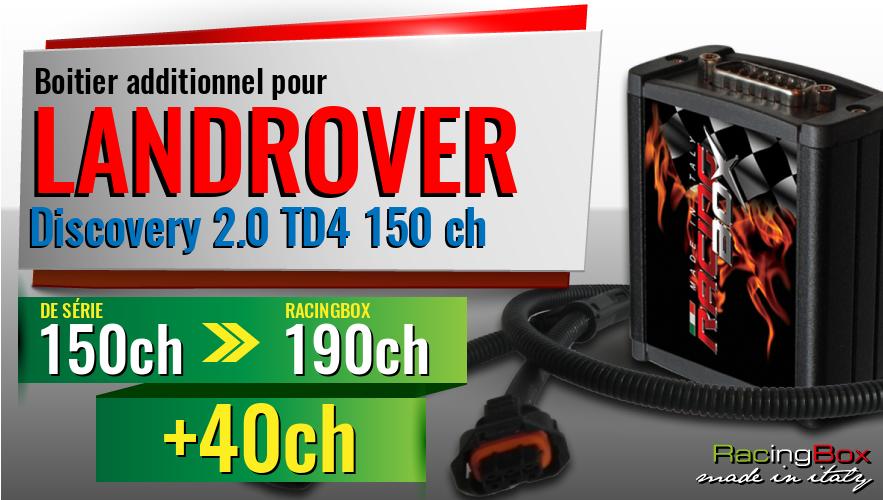 Boitier additionnel Landrover Discovery 2.0 TD4 150 ch augmentation de puissance