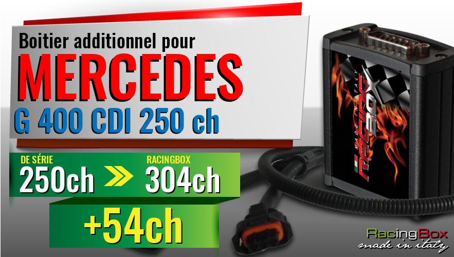 Boitier additionnel Mercedes G 400 CDI 250 ch augmentation de puissance