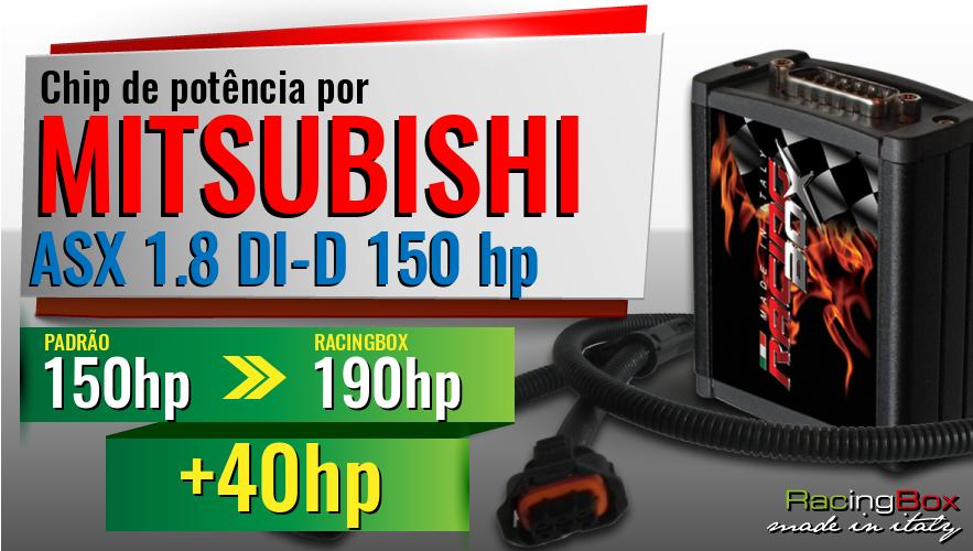 Chip de potência Mitsubishi ASX 1.8 DI-D 150 hp aumento de potência