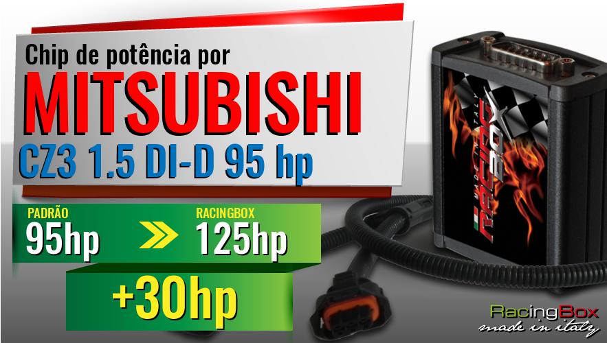 Chip de potência Mitsubishi CZ3 1.5 DI-D 95 hp aumento de potência