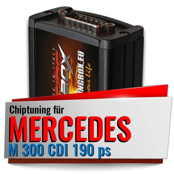 Chiptuning Mercedes M 300 CDI 190 ps