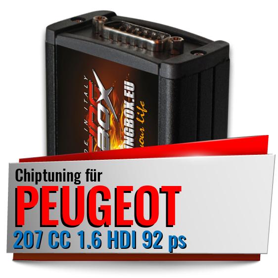 Chiptuning Peugeot 207 CC 1.6 HDI 92 ps