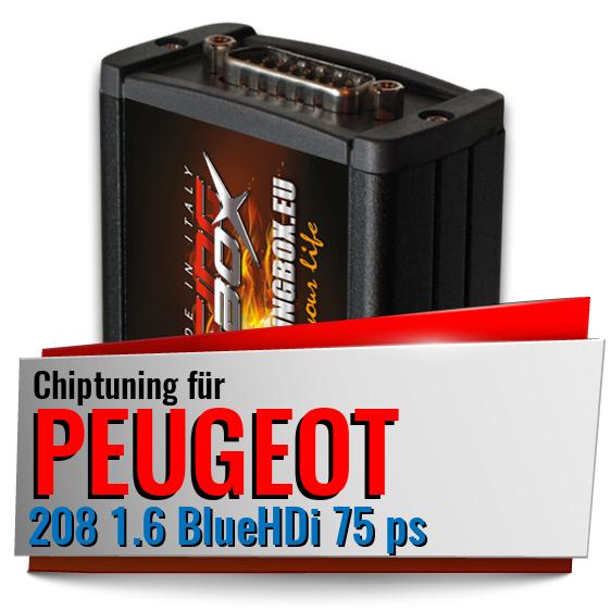 Chiptuning Peugeot 208 1.6 BlueHDi 75 ps