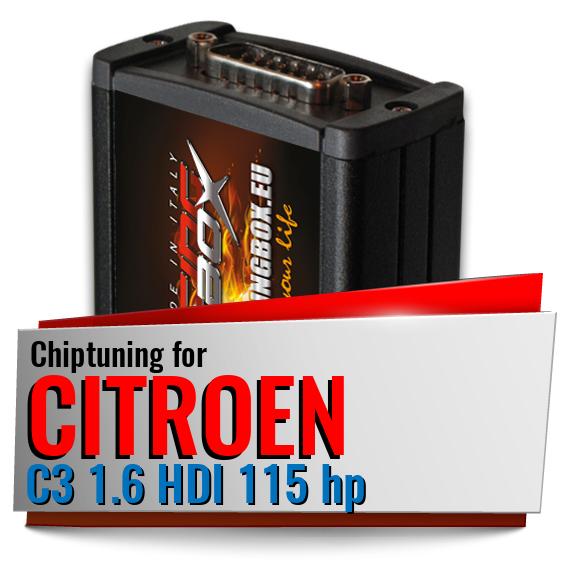 Chiptuning Citroen C3 1.6 HDI 115 hp