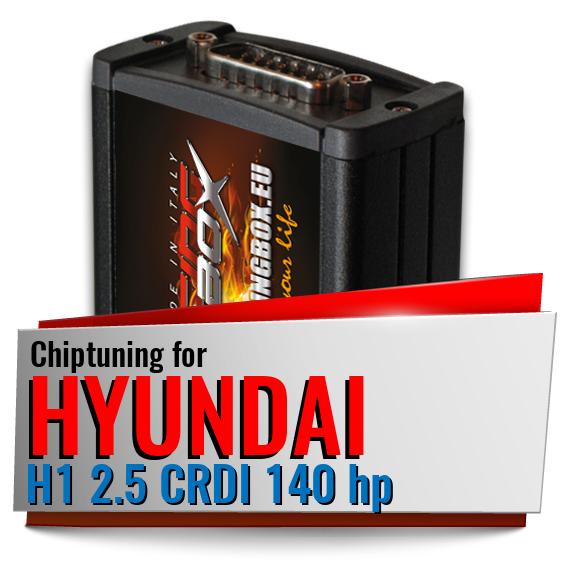 Chiptuning Hyundai H1 2.5 CRDI 140 hp