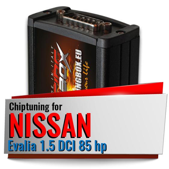 Chiptuning Nissan Evalia 1.5 DCI 85 hp