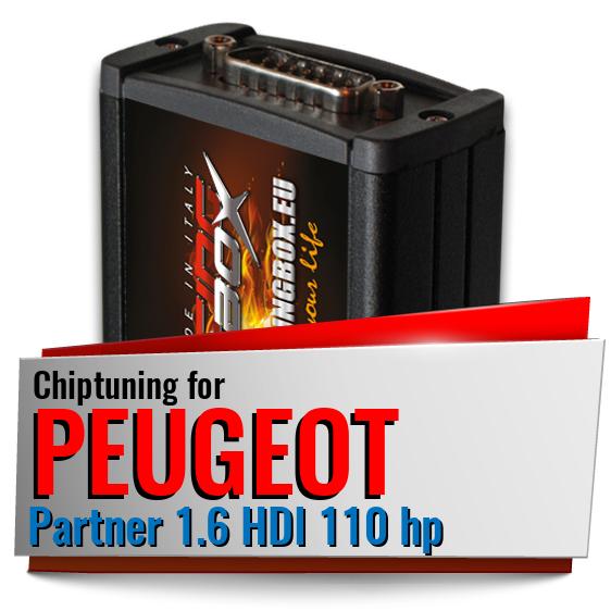 Chiptuning Peugeot Partner 1.6 HDI 110 hp