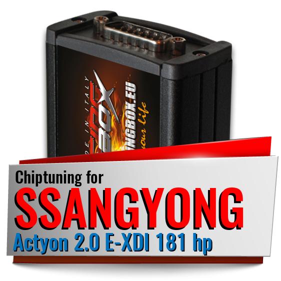 Chiptuning Ssangyong Actyon 2.0 E-XDI 181 hp