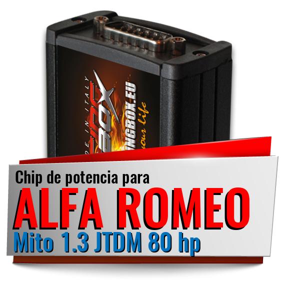 Chip de potencia Alfa Romeo Mito 1.3 JTDM 80 hp