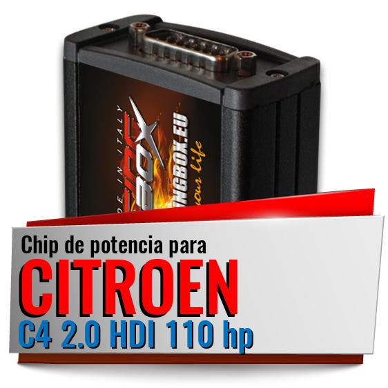 Chip de potencia Citroen C4 2.0 HDI 110 hp Chip de potencia Citroen C4 2.0 HDI 110 hp