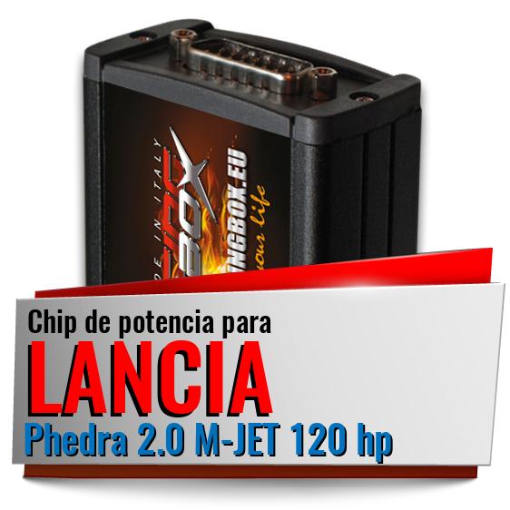 Chip de potencia Lancia Phedra 2.0 M-JET 120 hp