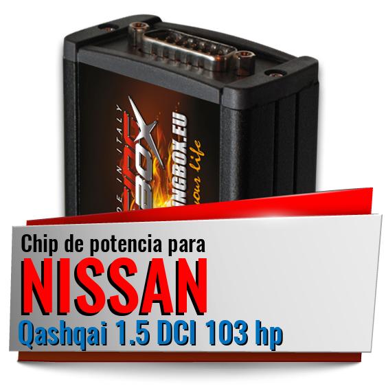 Chip de potencia Nissan Qashqai 1.5 DCI 103 hp