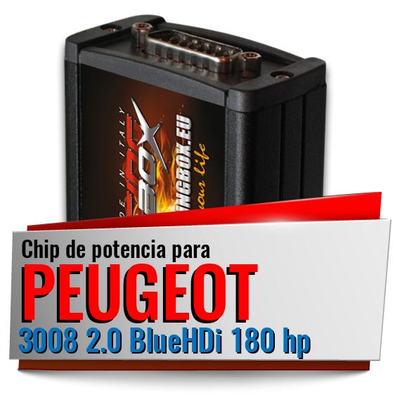 Chip de potencia Peugeot 3008 2.0 BlueHDi 180 hp