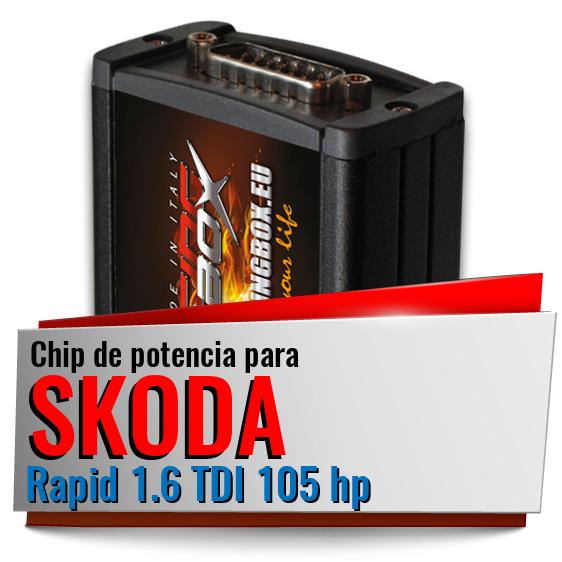 Chip de potencia Skoda Rapid 1.6 TDI 105 hp