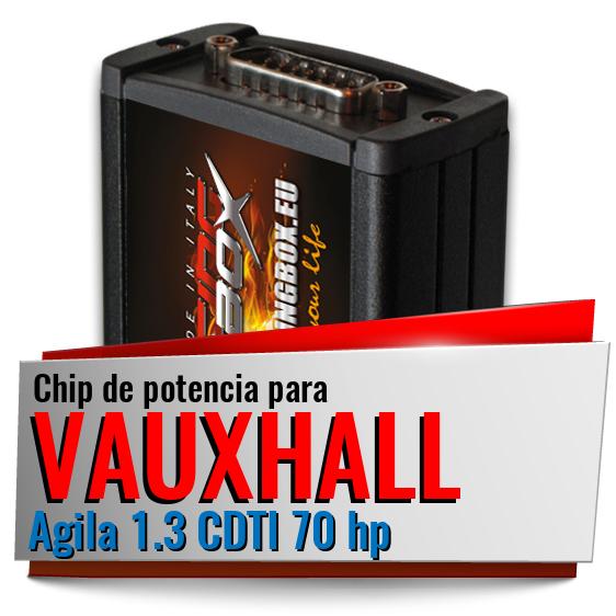 Chip de potencia Vauxhall Agila 1.3 CDTI 70 hp