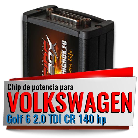 Chip de potencia Volkswagen Golf 6 2.0 TDI CR 140 hp