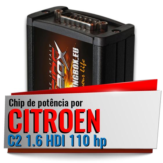 Chip de potência Citroen C2 1.6 HDI 110 hp