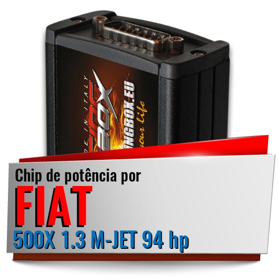 Chip de potência Fiat 500X 1.3 M-JET 94 hp