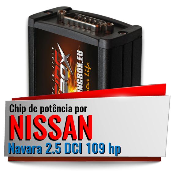 Chip de potência Nissan Navara 2.5 DCI 109 hp