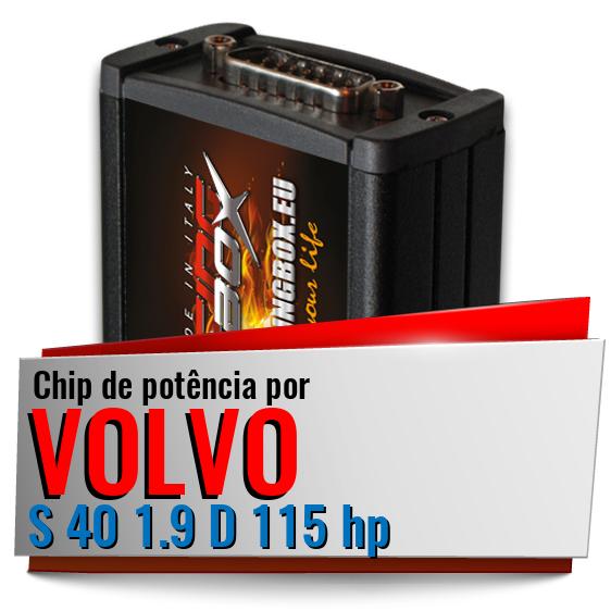 Chip de potência Volvo S 40 1.9 D 115 hp